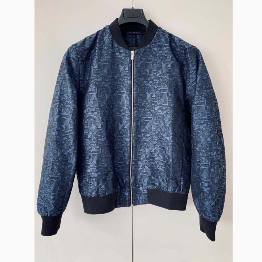 ZARA MAN Pattern Bomber Jacket